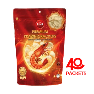 40 X 50g myReal Premium Prawn Crackers Slice