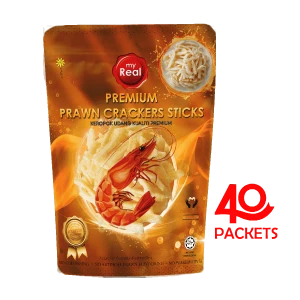 40 X myReal Premium Prawn Crackers Stick 50g