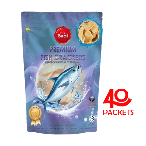 40 X myReal Premium Fish Crackers 50g