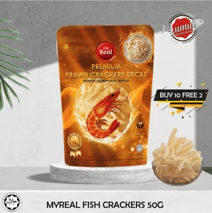 B10F2: myReal Premium Prawn Crackers Stick 50g