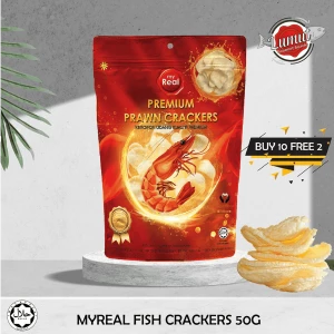 B10F2: myReal Premium Prawn Crackers Slice 50g