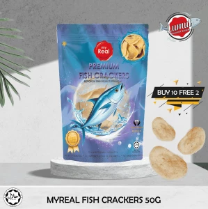 B10F2: myReal Premium Fish Crackers 50g