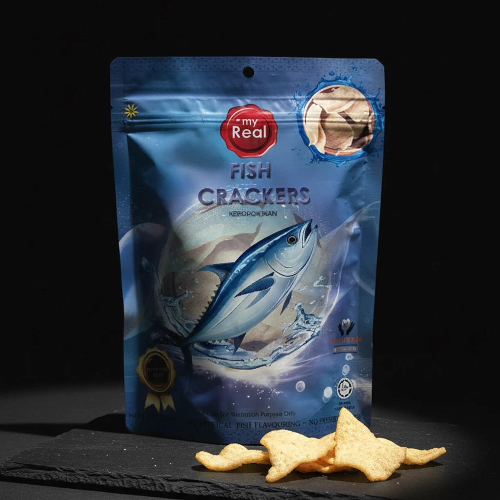 B10F2: myReal Premium Fish Crackers 50g
