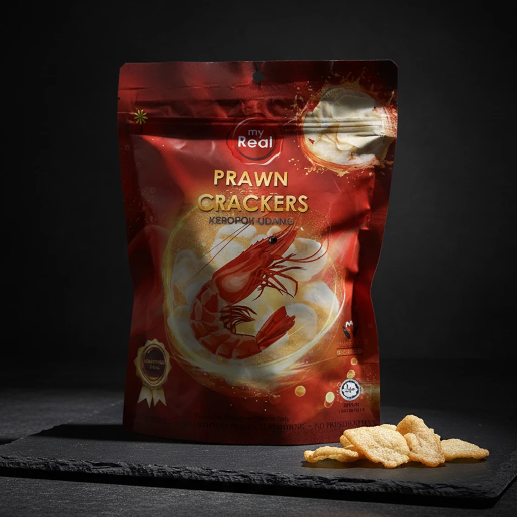 B10F2: myReal Premium Prawn Crackers Slice 50g