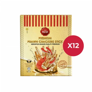 12 x myReal Premium Prawn Crackers Stick 320g (Box)