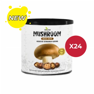 NEW: 24 x Mushroom Dried Chips 60g