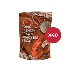 40 X myReal Premium Prawn Crackers Stick 50g