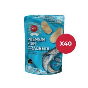 40 X myReal Premium Fish Crackers 50g