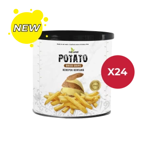 24 x Natural Potato Dried Chips 180g (Original)